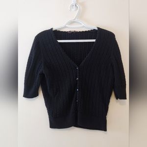 DenverHayes Cropped Cardigan